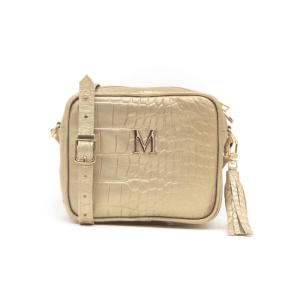 Crossbody Oro Cocodrilo